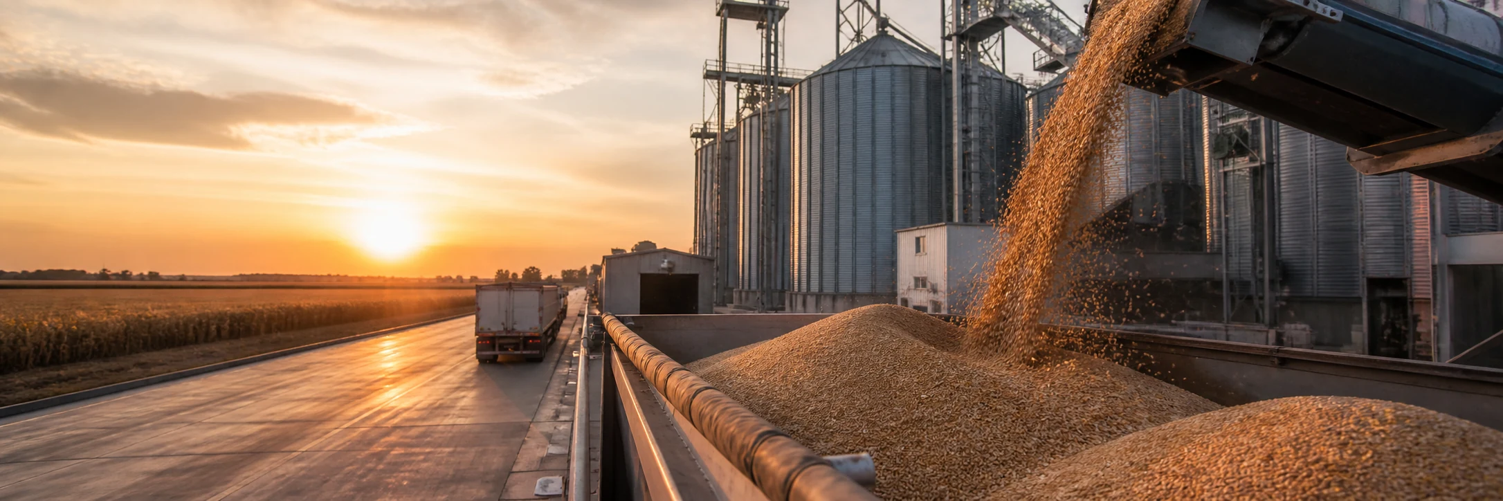 Завантаження зерна та аграрна логістика для продажу і закупівлі продукції